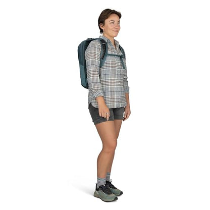 Osprey Farpoint Fairview Travel Daypack for Men and Women - Carry On Personal Item Backpack with Laptop Sleeve, Cascade/Torrent Blue - color: Cascade Torrent Blue