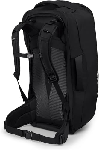 Osprey Farpoint 80L Men's Travel Backpack, Black - color: Black, size: 80L