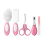 Baby Grooming Kit,Baby Health Care Kit,Baby Brush Soft Bristles 5 pcs Baby Nail Kit Nursery Care Kit Baby Hair Brush Hair Comb Nail Kit Safety Cutter Nail Clipper Set Pink - color: 5pcs Pink