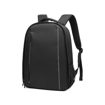 Waterproof SLR/DSLR Camera Backpack Shoulder Bag Travel Case For Canon Nikon Sony Digital Lens (Large, Grey) - color: Grey, size: Large