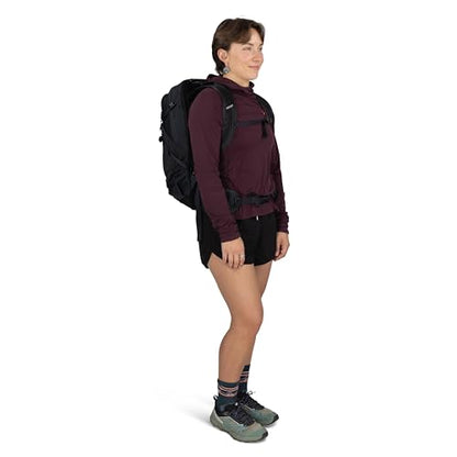 Osprey Sportlite 25L Lightweight Hiking Backpack for Men and Women - Everyday Hiking Bag - Travel Daypack, Graphite Purple - color: Graphite Purple, style: 25l