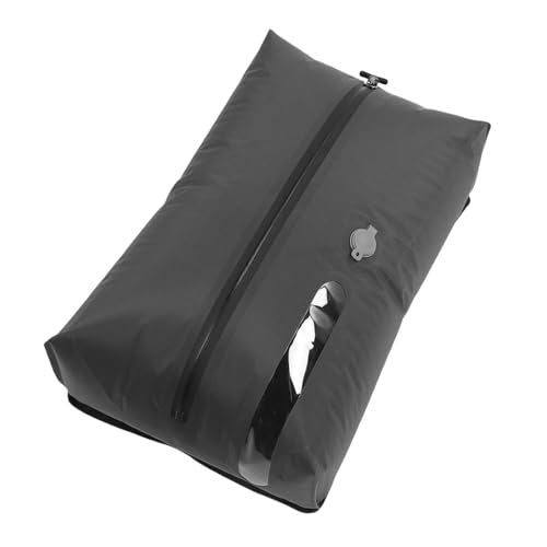 17L Vacuum Bag for Travel, Reusable Compression Storage Bag with Quick Air Release Valve, Space Saving Vacuum Seal Packing for Suitcases Luggage Backpack (With Window)