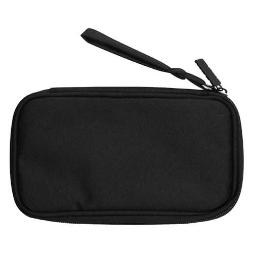GLADFRESIT Portable Electronic Organizer - Bag: Power Bank, Cable, Hard Drive Case, Travel Pouch with Zipper - Compact & Stylish - Black