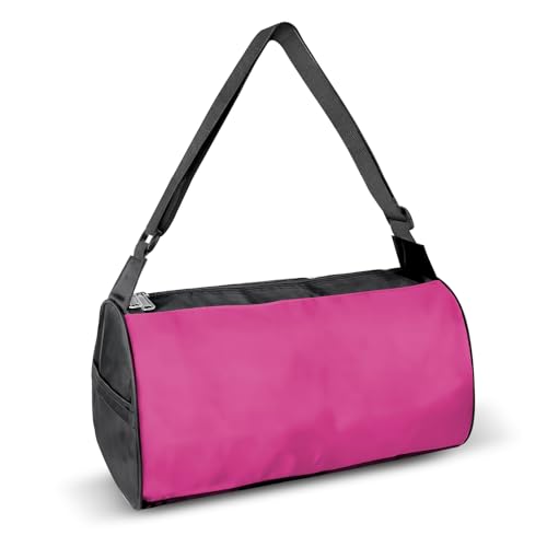 C&F BOGMOST Small Travel Duffel Bag Foldable Waterproof Gym Bag for Gym Beach Swim Bags Men Women Duffle Bag Lightweight Oxford Cloth Sports Bags -Rose Red - color: A-Rose Red-Small, size: 15 INCHES