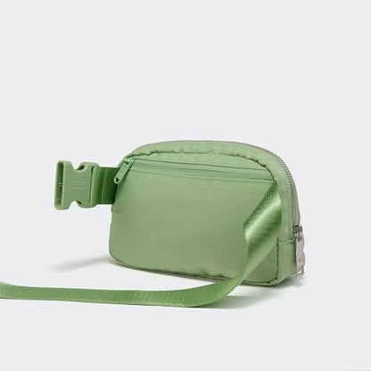 Pander Everywhere Belt Bag for Women, Fashion Waist Packs, Crossbody Bags with Adjustable Strap (Green Asparagus). - color: Green Asparagus