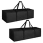 COOLBEBE 60" Sports Duffle Bag - 332L 2PCS Extra Large Travel Duffel Luggage Bag with Upgrade Zipper, Sturdy & Water Resistant Long Duffle Bag for Camping Moving (Black 60inch 2Pack) - size: 60" x 17" x 20" 2Pack