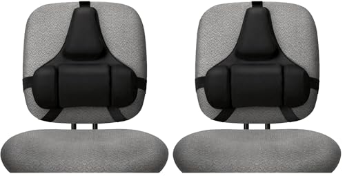 Fellowes Professional Series Back Support, Black (8037601) (Pack of 2) - size: One Size (Pack of 2)