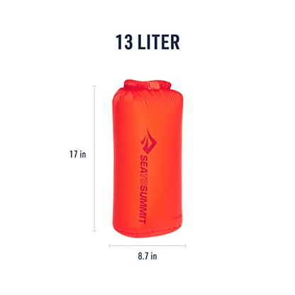 Sea to Summit Ultra-Sil Dry Bag, Ultralight Waterproof Dry Storage - color: Spicy Orange, style: 13 Liter