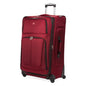 SWISSGEAR Sion Softside Expandable Spinner Luggage Durable Lightweight Travel Suitcase, Burgundy, Checked-Large - color: Burgundy, size: Checked-Large