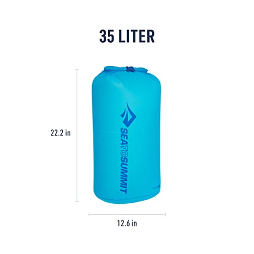 Sea to Summit Ultra-Sil Dry Bag, Ultralight Waterproof Dry Storage - color: Atoll Blue, style: 35 Liter