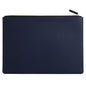 PU Leather A4 File Folder Zipper Document Holder Envelope Folder Case for Receipt Contract (Blue) - color: Blue
