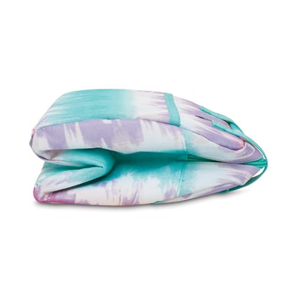 PackIt Freezable Hampton Lunch Bag, Tie Dye Sorbet, Built with EcoFreeze Technology, Collapsible, Reusable, Zip Closure with Front Pocket and Shoulder Straps, Perfect for Tweens and Adults - color: Blue and Purple