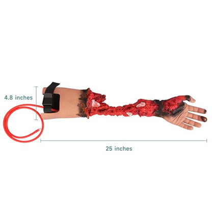 Wearable Wound Packing Arm Trainer, Partial Arm Amputated Simulation Kit for Medical Training, Emergency Trauma Assessment Practice Set - style: Arm