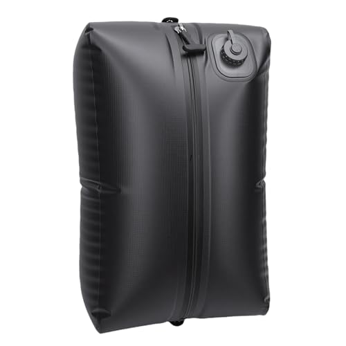 Naroote 20L Reusable Travel Vacuum Bag, Built in Pump Rechargeable Folding Compression Bag, Luggage Space Saver Packing Tool, Ideal for Camping Carry On Suitcases Backpack Seal (Black Grid) - color: Black Grid
