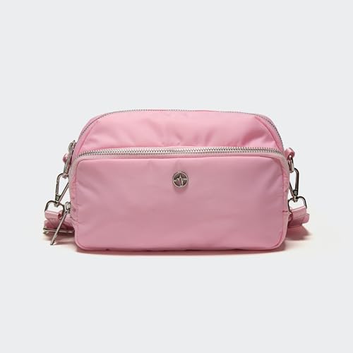 Pander Crossbody Sling Bag – Everyday Purse with Adjustable Strap, Perfect for Travel, Errands, and Daily Use - color: Cherry Pink