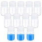 12 Pack 1oz Plastic Bottles with Lids - Wide Mouth BPA-Free Leak-Proof Sample Containers for Lab Reagents, Pills, Cosmetics, Travel Toiletries & Essential Oils Storage (Transparent, 1OZ/30ML) - size: 1OZ/30ML