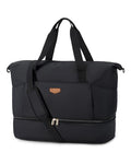 Missnine Weekender Bag for Women, Foldie Travel Bag Expandable with Shoes Compartment Travel Duffel 50L Carry on Overnight Gym - color: Black, size: Basic (1 Pc)