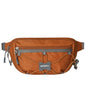 WATERFLY Lightweight Small Fanny Pack: 1.5L Mini Slim Crossbody Waist Belt Hip Bag with RFID Blocking, Anti-Theft & Water Resistant Pouch for Women Men Travel Hiking Running Walking EDC - color: Brown