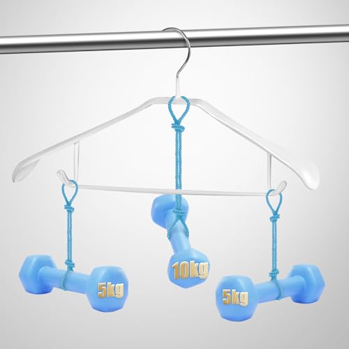 5 Pack Wide Shoulder Hangers 17” Metal Suit Hangers Smooth Soft Gloss Grippy Flexible Thick Rubber Blazer Non Slip Jacket Clothes Hangers White - color: White