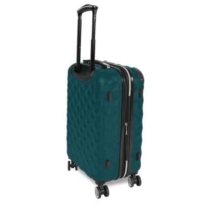 Kenneth Cole REACTION Diamond Tower Collection Lightweight Hardside Expandable 8-Wheel Spinner Travel Luggage, Deep Teal, 2-Piece Set (20" & 28") - color: Deep Teal, size: 2-Piece Set (20" & 28")
