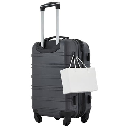 Travelers Club Phoenix Luggage, Blackened Pearl, 22-Inch Carry-On - color: Blackened Pearl, size: 22" Carry-On