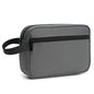 Travel Hanging Toiletry Bag with Carry Handle - Water-Resistant Small Cosmetic Organizer for Men & Women, Makeup, Shaving Kit, Gym & Travel Essentials (Charcoal Gray) - color: Charcoal Gray