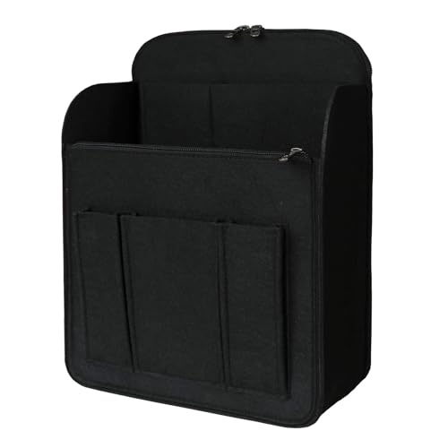 Backpack Organizer Insert, Felt Bag Organizer for Rucksack Shoulder - color: Black, size: M