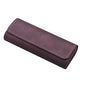 LifeArt Eyeglass Case Hard Shell, Portable Sunglass Case for Women and Men, fashionable PU Leather Eyeglass Case, Lightweight - color: Qhcx(dark Red)
