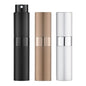 LISAPACK 8ML Atomizer Perfume Spray Bottle for Travel (3 PCS) Empty Cologne Dispenser, Portable Sprayer (Black, Silver, Brown) - color: 3 Color7
