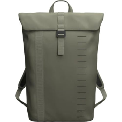 Db Journey Essential Backpack - Lightweight, Durable Rolltop Backpack with Laptop Compartment for Work, and Gym, Travel with Roller Bag Attachment, 12L - Moss Green - color: Moss Green
