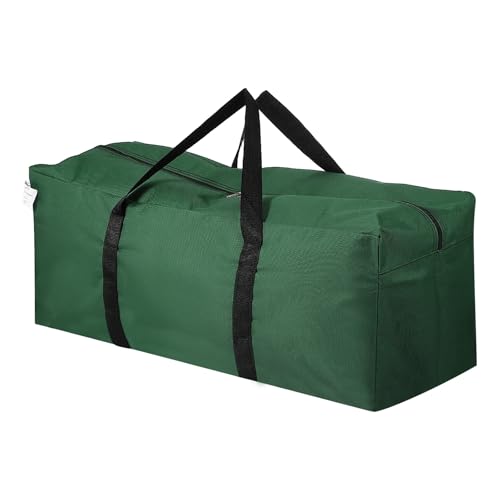 Storage Duffle Bag, Zippered Sport Camping Equipment Storage Waterproof Foldable Luggage Bag Gear with Padded Handles 28 in & Green -Fit for (Outdoor/Travel/Tent/Fishing Tripod) - color: Green, size: 28 Inch