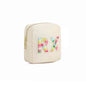 Small Nylon Rx Medicine Bag, Cute Waterproof Chenille Letter Patch Drug Makeup Bag with Metal Zipper, Pill Bag for Purse, Mini Travel First Aid Purse Organizer Machine Washable (08Beige RX) - color: 08Beige RX