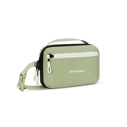 Sherpani Hyk, Small Sling Bag, 1L Belt Bag, Lightweight Travel Fanny Pack, Sling Crossbody Purse with RFID Blocking - color: Palm