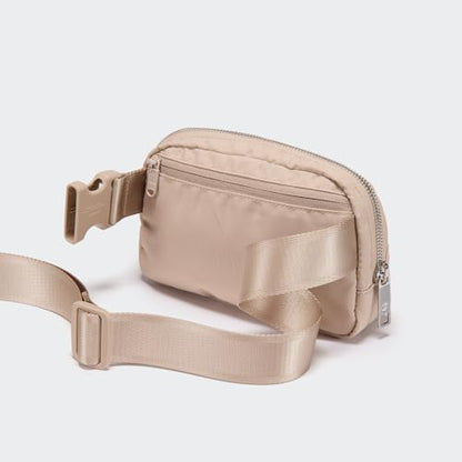 Pander Everywhere Belt Bag for Women, Fashion Waist Packs, Crossbody Bags, Everywhere Belt Bag with Adjustable Strap (Raw Linen). - color: Raw Linen Beige
