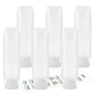 6 Pcs 1 oz Travel Size Toiletries Refillable Travel Bottles, Squeeze Travel Toiletry Bottles with Labels for Toiletry Makeup Travel Containers