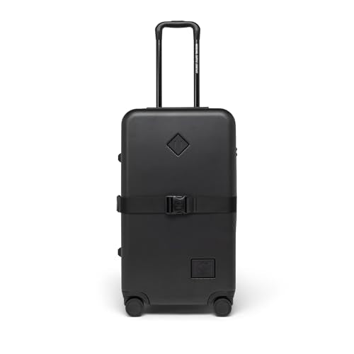 Herschel Supply Co. Heritage Hardshell Medium Luggage EXP, Black, One Size - color: Black, size: Exp Medium - 66L
