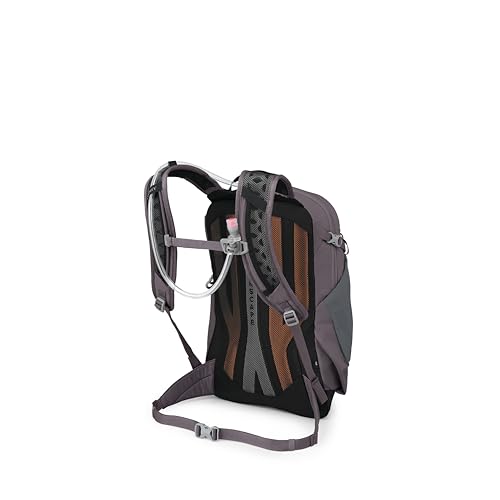 Osprey Sportlite Lightweight Hiking Backpack with Hydraulics Reservoir for Men & Women - Everyday Hydration Travel Bag - color: Graphite Purple, style: 15l