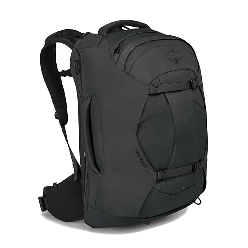 Osprey Farpoint 40L Men's Travel Backpack, Tunnel Vision Grey - color: Tunnel Vision Grey, size: 40L