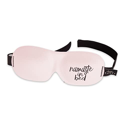 Bucky Ultralight Collection, Contoured Travel and Sleep Eye Mask, Namaste In Bed, One Size - color: Namaste in Bed