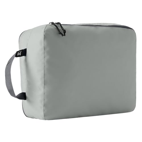 Eagle Creek Pack-It Reveal Clean/Dirty Cube M - Water-Resistant Dual Compartment Packing Cube With Internal Divider for Clean & Dirty Clothes - Travel Essentials - Storm Grey - color: Storm Grey