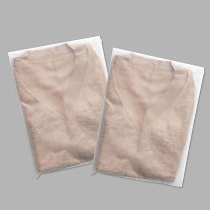 16x14 Inch Plastic Bags for Clothes 25pcs Frosted Zipper for Small Business, Swimsuit Organizer without Vent Holes for T-Shirt Bikini Bathing Suit 3 Mil - size: 25Pcs-16x14 Inch