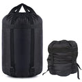 Compression Stuff Sack, 12L/24L/45L Sleeping Bag Cover Sack Sleeping Bags Storage Stuff Sack Organizer - Great Sleeping Bags Clothes Camping Hiking Backpacking - color: Black 45L-1 Pack