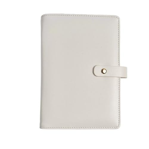 Women’s Travel Jewelry Case - Jewelry Ponch PU Leather Bag Ring Binder Organizer with Zipper Velvet Jewelry Pouches Bags - Cream White - color: Flatpattern_cream White