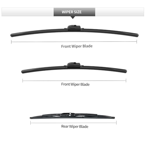 Replacement for Chevrolet Equinox 2025 2026 Rear Windshield Wiper Blade and Arm Assembly-All-weather Back Window Wiper Arm Blade Complete Set - size: For Chevrolet Equinox 2025-2026