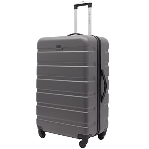 Travelers Club Harper Luggage, Charcoal, 2 Piece Set - color: Charcoal, size: 2-Piece Set (28-Inch & 20-Inch)