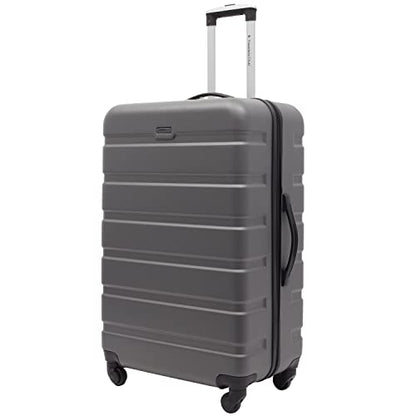 Travelers Club Harper Luggage, Charcoal, 2 Piece Set - color: Charcoal, size: 2-Piece Set (28-Inch & 20-Inch)