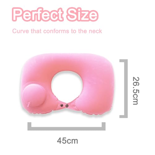 Inflatable Foot Rest, Carseat Feet Pillow, Airplanes Inflatable Foot Rest Cars, Travel Footrest Pillow for Home Office,Trains, 14.5" L×11.8" W×7.9”H