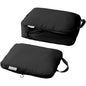tianzong Compression Packing Cubes for Suitcases, Luggage Organizer Bags Set for Travel (2-Pack Medium, Black) - color: 2-Pack Medium, Black