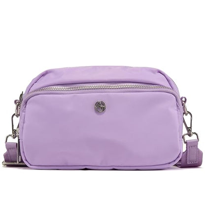 Pander Crossbody Sling Bag – Everyday Purse with Adjustable Strap, Perfect for Travel, Errands, and Daily Use - color: Lilac Purple