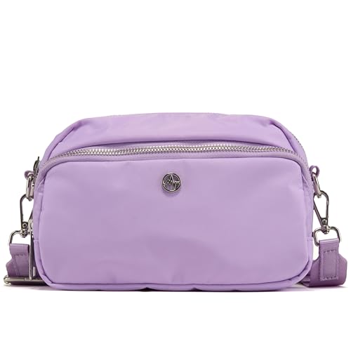 Pander Crossbody Sling Bag – Everyday Purse with Adjustable Strap, Perfect for Travel, Errands, and Daily Use - color: Lilac Purple